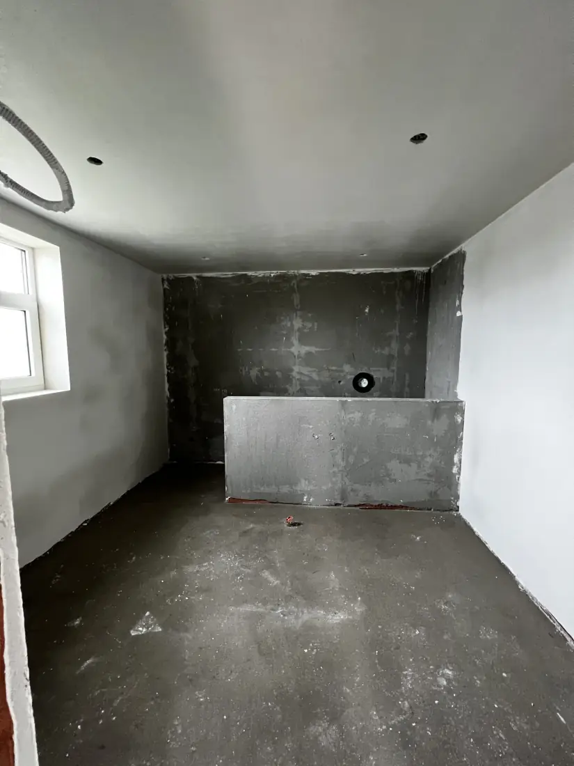 Technische ruimte met ventilatie-aansluiting