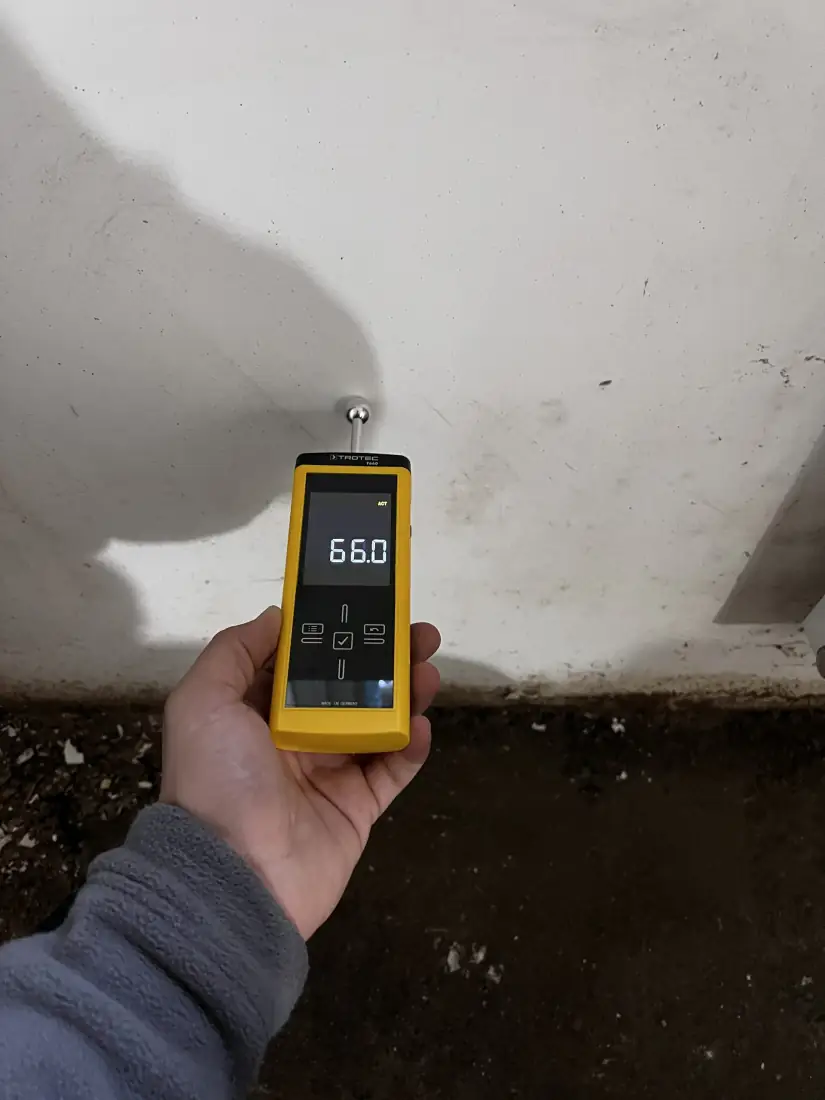 Controle van het droogverloop in de woning