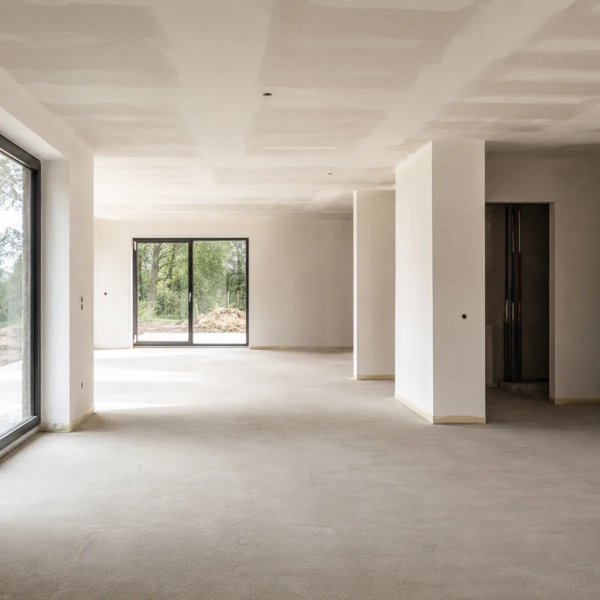 Nieuwbouwwoning in afwerking